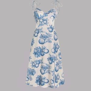 Cider Fruit Midi Dress